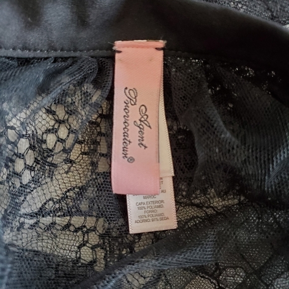 NEW AGENT PROVOCATEUR ELSEY LACE & MESH LINGERIE BLACK SKIRT SIZE 3 AP (MEDIUM) - Picture 14 of 16
